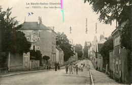 Vesoul * Rue St Martin * Cachet Militaire Hôpital Temporaire Du Lycée , Service De Santé Des étapes - Vesoul