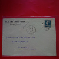 LETTRE ALGERIE DJIDJELLI POUR CONSTANTINE OMAR BEN YAHIA FRERES 1929 - Briefe U. Dokumente