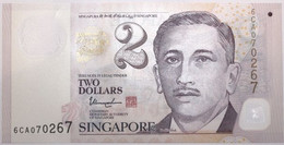 Singapour - 2 Dollars - 2016 - PICK 46h - NEUF - Singapur