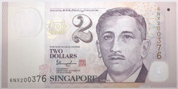 Singapour - 2 Dollars - 2016 - PICK 46j - NEUF - Singapour