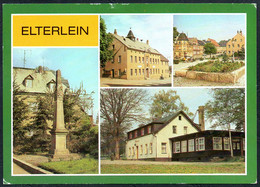 E2356 - TOP Elterlein Rathaus Markt Gaststätte Finkenburg - Bild Und Heimat Reichenbach - Elterlein