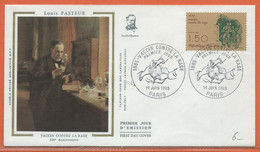 PASTEUR FRANCE FDC DE 1985 - Louis Pasteur
