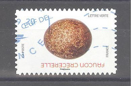 France Autoadhésif Oblitéré  N°1845 (Oeuf De ... Faucon Crécerelle) (cachet Rond) - Used Stamps