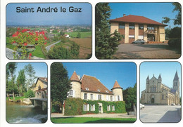 SAINT-ANDRE LE GAZ   ( ISERE )     MULTI-VUES - Saint-André-le-Gaz