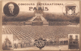 PARIS-75008-CONCOURS INTERNATIOANL DE PARIS 21/22 JUILLET 1923 ( TOUR EIFFEL TROCADERO) - Distretto: 08