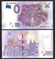 Billet Touristique 0 Euro Souvenir - 2018 - LES JACOBINS - TOULOUSE - Privéproeven