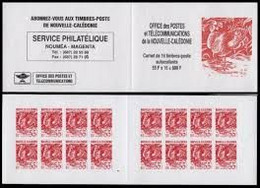 Série Courante - Cagou (55f) - Rouge - Auto-adhésif - Emis En Carnet De 16 Timbres - Neuf** - Non Plié - Y&T C639 - Carnets