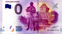 Billet Touristique - 0 Euro - Allemagne - Schloss Burg (2017-3) - Essais Privés / Non-officiels