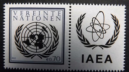 UNO-Wien 748  **/mnh, UNO-Emblem Mit Zierfeld IAEA/FAO - Ungebraucht