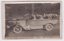 Carte Postale Depart Pour Gavarnie – Cauterets . Photo Labat Lourdes . AUTOCAR Touristique  2 Scans - Buses & Coaches