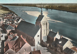 SAINT-DENIS-DE-L'HOTEL.-  Série EN AVION AU-DESSUS DE...L'Eglise Et La Loire - Sonstige & Ohne Zuordnung