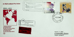 1974 Brasil / Brazil Lufthansa Commemorative Cover - Airmail