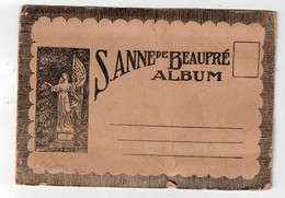 STE. ANNE DE BEAUPRE, Quebec, Canada, Old Souvenir Fold-Out Postcard - Ste. Anne De Beaupré