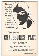 CPA 78 Versailles Carte Systeme Offert Par Les Chaussures Plet Veuve Ledoit 24 Rue De Hoche - Versailles