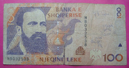 Albania 100 Leke 1996, Serial # MB 032538 - Albania