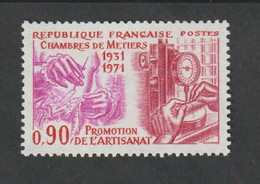 ANNÉE  -  1971  - N° 1691  -40 éme Anniversaire De L'assemblée Des Chambres De Métiers   -  Neuf Sans Charnière - Neufs