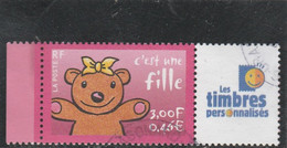 FRANCE 2001 C EST UNE FILLE YT 3432 OBLITERE - Used Stamps