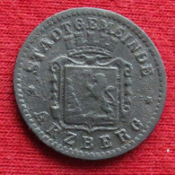 Germany Arzberg  5  Pfennig  1917  Bavaria  Alemania Allemagne Alemanha Zinc NOTMUNZE Notgeld 333 - Andere & Zonder Classificatie