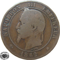 LaZooRo: France 10 Centimes 1862 A F / VF - 10 Centimes