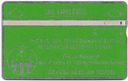 Chad - ONPT - L&G Optical - Green Card - 04.1992, 30U - 244A - 16.000ex, Used - Tschad