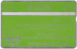 Chad - ONPT - L&G Optical - Green Card - 05.1991, 30U - 105B - 14.000ex, Used - Tchad
