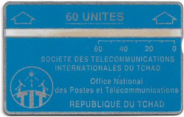 Chad - ONPT - L&G Optical - Blue Card - 01.1995, 60U - 501A - 16.000ex, Used - Tchad