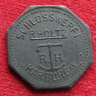 Germany Harburg  5  Pfennig  No Date Hamburg  Alemania Allemagne Alemanha Zinc Notgeld 383 - Sonstige & Ohne Zuordnung