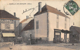 Neuilly En Donjon         03       La Place Et Le Débit De Tabac      (voir Scan) - Andere & Zonder Classificatie