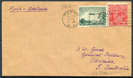 1929 Australia Perth - Adelaide Flight Cover - Brieven En Documenten