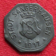 Germany Sangerhausen  5  Pfennig  1917 Saxony  Alemania Allemagne Alemanha Zinc Notgeld 401 - Other & Unclassified