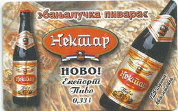 Bosnia (Serb Republic)  1999. NEKTAR BEER Chip Card 350 UNITS 60.000 - 12/99 - Bosnien