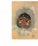Eskimo "Little Caribou", 1973 4X6 Postcard, Canada, Signed Artist Audrey Young Oppel - Yukon