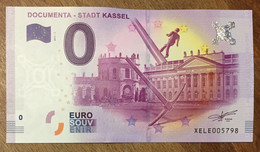 2017 BILLET 0 EURO SOUVENIR ALLEMAGNE DEUTSCHLAND DOCUMENTA-STADT KASSEL ZERO 0 EURO SCHEIN BANKNOTE PAPER MONEY - [17] Falsos & Especimenes