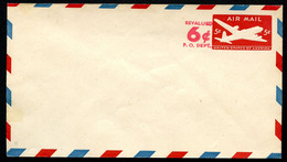 UC22 PSE Revalued Airmail Cover Mint 1952 Cat. $5.00 - 1941-60