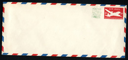 UC30 PSE Revalued Airmail Cover UPSS 85-43 Mint 1958 Cat. $7.00 - 1941-60