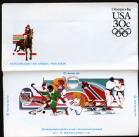 UC57 PSE Aerogramme OLYMPICS Mint 1983 - 1981-00