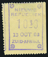 * New Republic - Lot No.927 - Nieuwe Republiek (1886-1887)