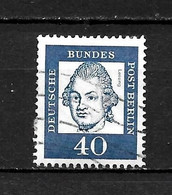 LOTE 2119 /// BERLIN 1961 - YVERT Nº: 186 - CATALOG/COTE:1,10€ ¡¡¡ OFERTA - LIQUIDATION - JE LIQUIDE !!! - Used Stamps