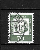 LOTE 2119 /// BERLIN 1961 - YVERT Nº: 189 - CATALOG/COTE:1,10€ ¡¡¡ OFERTA - LIQUIDATION - JE LIQUIDE !!! - Used Stamps