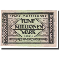 Billet, Allemagne, 5000000 Mark, STADT DUSSELDORF, SPL - Specimen