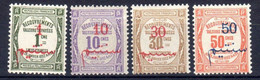 Franz. Post In Marokko Satz Porto Nr. 13/16 * - Postage Due