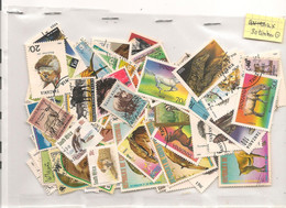 ANIMAUX 90 TIMBRES OBLITÉRÉS - Other & Unclassified
