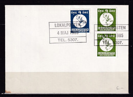 190T * HÄLSINGBORG * LOKALPOSTEN 3 MARKEN AUF BRIEF GESTEMPELT 1985 **! - Local Post Stamps