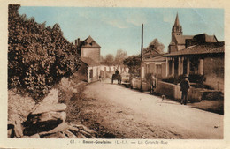 - BASSE GOULAINE (44) -  La Grande Rue  (animée)   -21454- - Haute-Goulaine