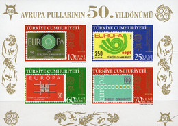 CEPT 2006 Turkey Block 58 ** 15€ Stamp On Stamps TK 1774 1888 2210 2281 Hoja Bloque Bloc Ms Sheet Bf 50 Year EUROPA - Nuevos