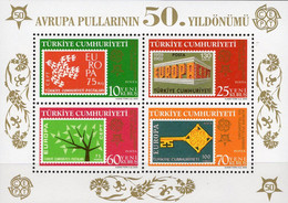 CEPT 2006 Turkey Block 59 ** 10€ Stamp On Stamps TK 1822 1843 2095 2125 Hoja Bloque Bloc Ms Sheet Bf 50 Year EUROPA - Nuevos