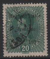 1918 Francobolli D'Austria Trentino-Alto Adige Terre Redente 20 H. US - Trento
