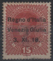 1918 Francobolli D'Austria Venezia Giulia US - Vénétie Julienne