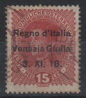 1918 Francobolli D'Austria Venezia Giulia US - Vénétie Julienne