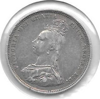 *great Britain 1 Shilling  1887  Km 761     Vf+   Catalog Val 35$ - I. 1 Shilling